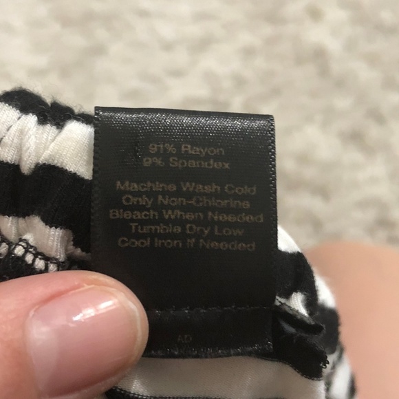 Ann Taylor B&W Striped Halter Maxi Dress - Picture 6 of 6